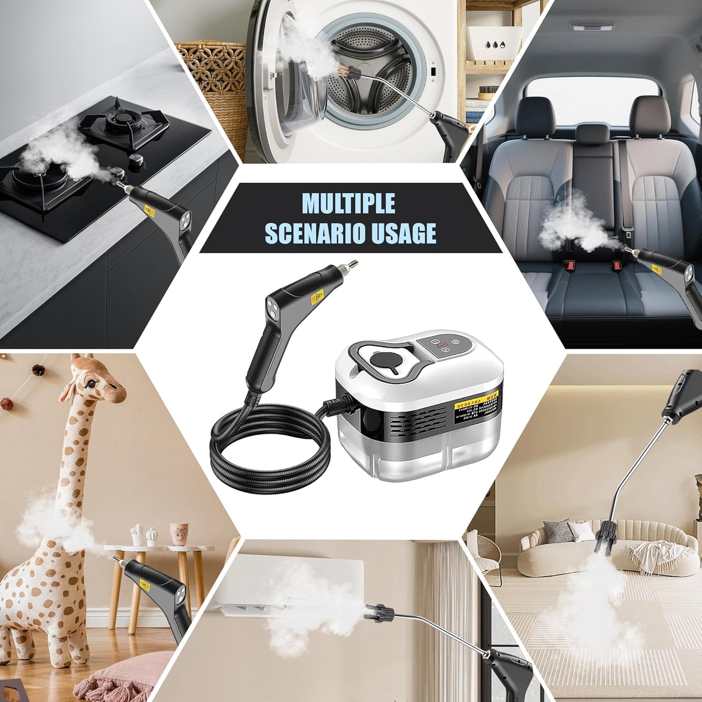 Srgarh Powerful 2500W Handheld Steam Cleaner